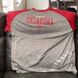 Oklahoma Sooners Gray and Red T-Shirt